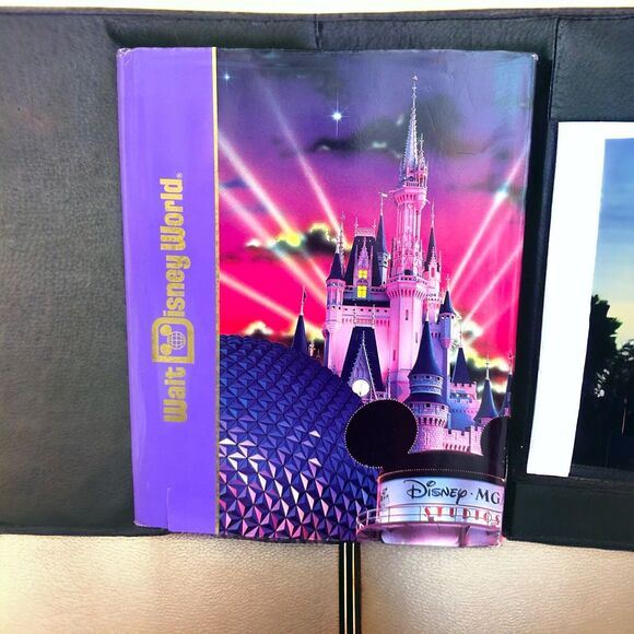 Retro 1992 Walt Disney World Disney Kingdom Editions Purple Hardcover Book. - Picture 1 of 7